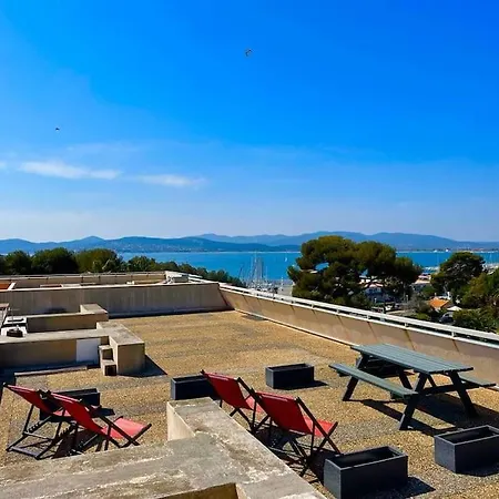 Superbe Rooftop Vue Port Santa Lucia 5 Pers 아파트 Saint-Raphaël
